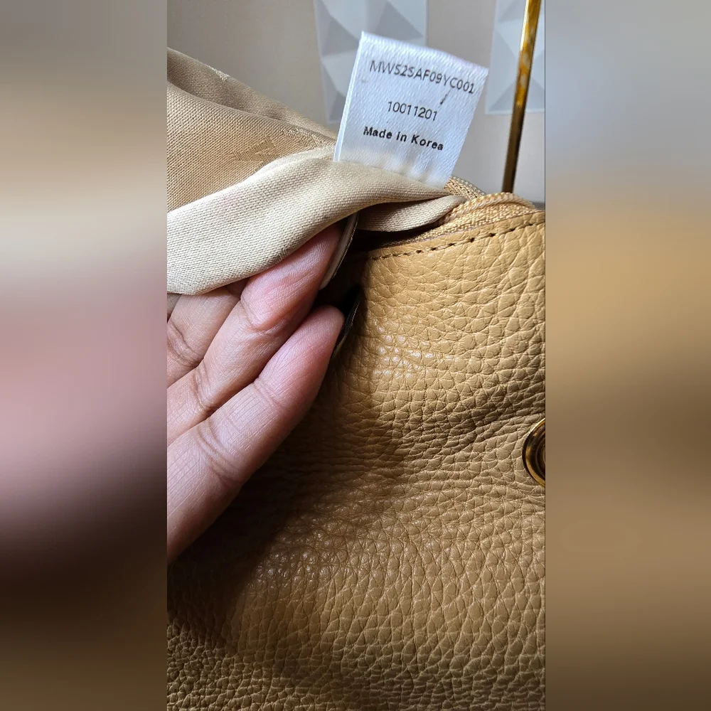 MCM Beige Leather Shoulder Bag - Picture 11 of 15